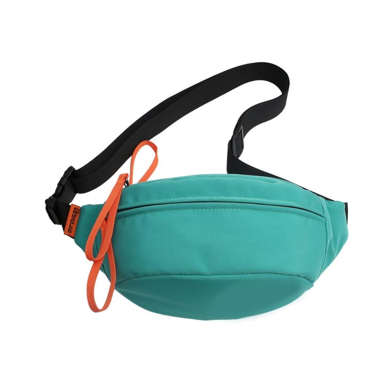 Tressential Waist Bag for Men Women | Cross Body Fanny Pack for Hiking, Travel, Camping, Outdoor Sports, Cycling | Money Belt with Adjustable Strap (Sea Green) - Image 1