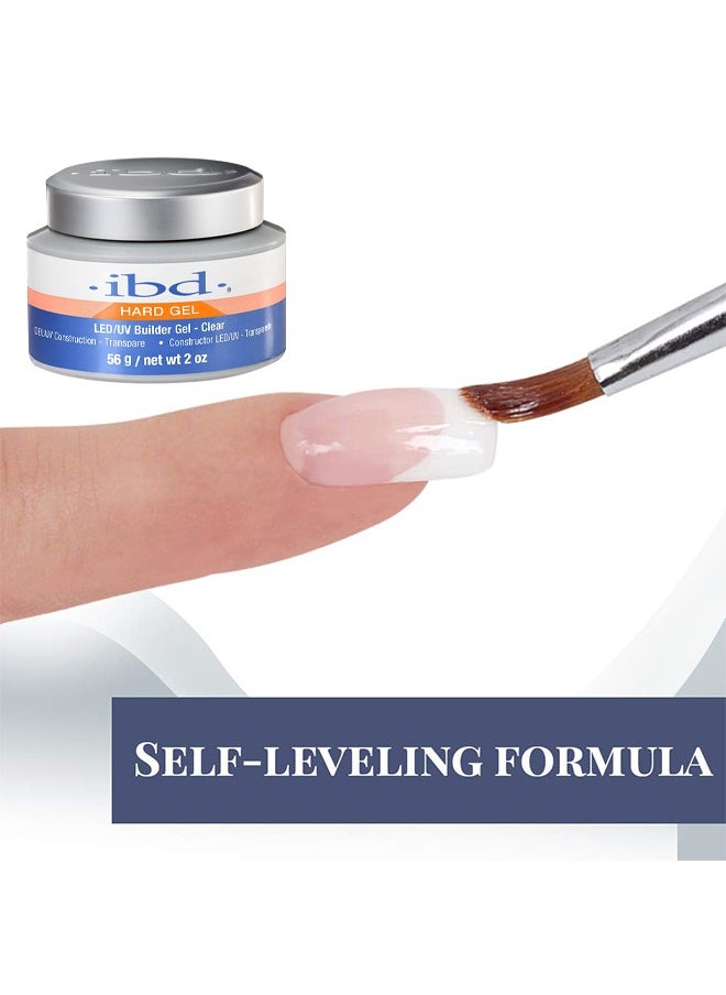 Ibd - IBD LED/UV Gels Builder Gel Clear, 2 oz - Image 1