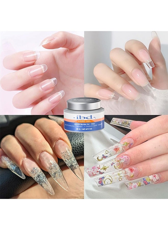 Ibd - IBD LED/UV Gels Builder Gel Clear, 2 oz - Image 1