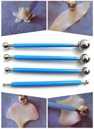 AmigozZ Stainless Steel Double Sided 4X Fondant Cake Flower Decorating Clay Sugarcraft Ball Modelling Cutter DIY Tool - Multicolor - Image 5