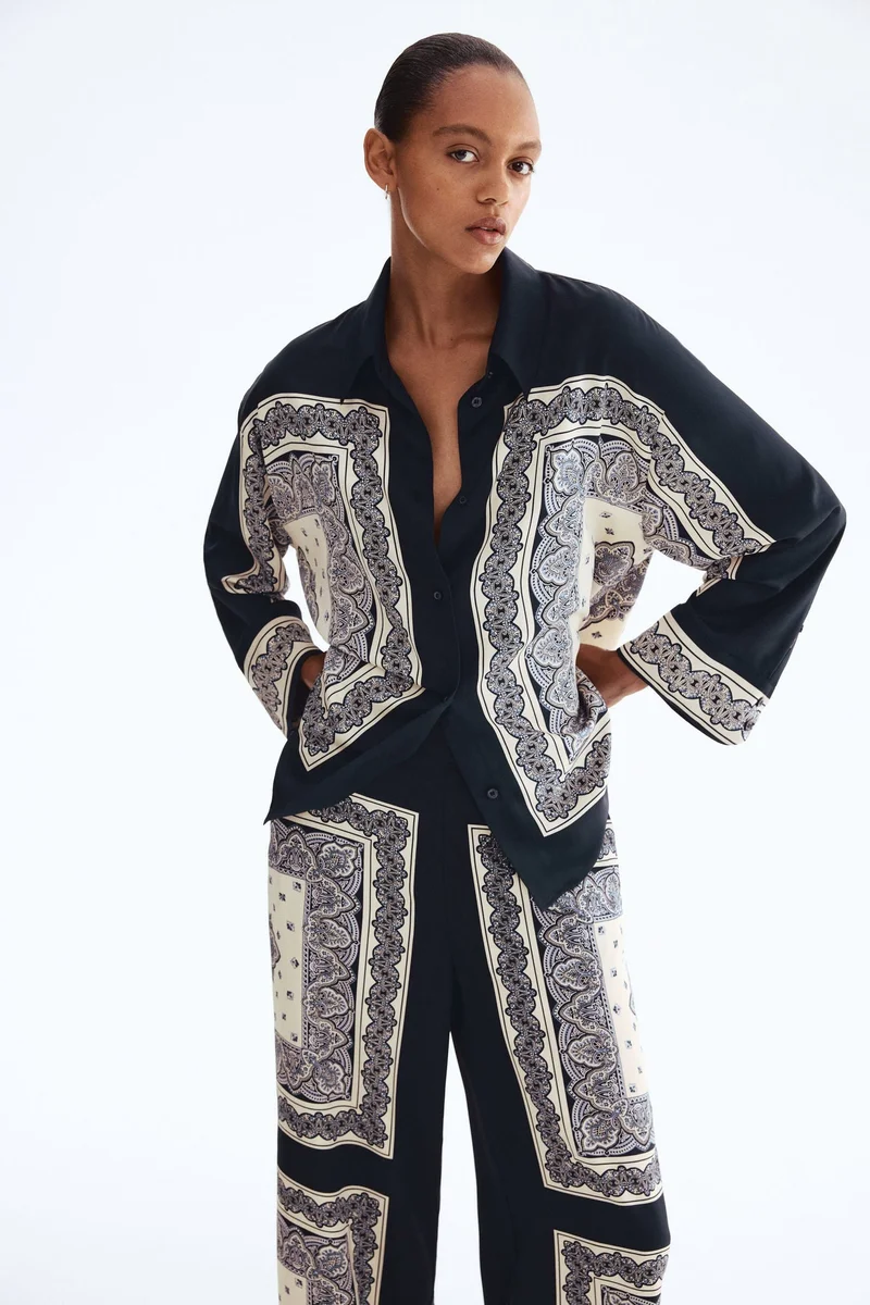 H&M Oversized twill shirt