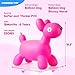 EVERICH TOY Bouncy Horse Hopper for Toddlers Balloon Dog Bouncy Animals Jumping Horse Inflatable Ride on Bouncer Hopping Toys Gifts for Boys Girls 18 Months 2 3 4 5 6 Years Old - Image 4