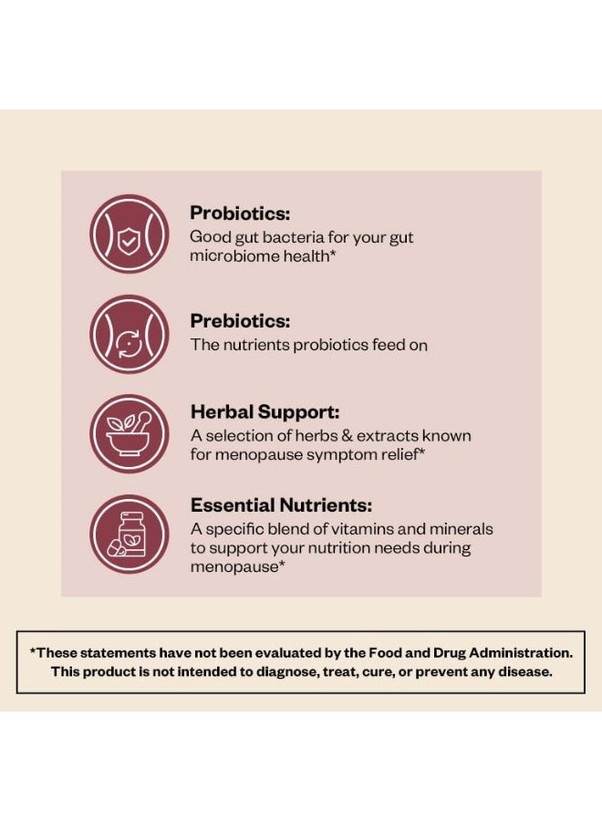 MENOLABS MenoGlow Dietary Supplement for Menopause Relief - 60 Capsules - Nutritional Supplement With Vitamin C & Hyaluronic Acid, Supports Hair, Skin & Nails Reduces Hot Flashes & Supports Gut Health - Image 4