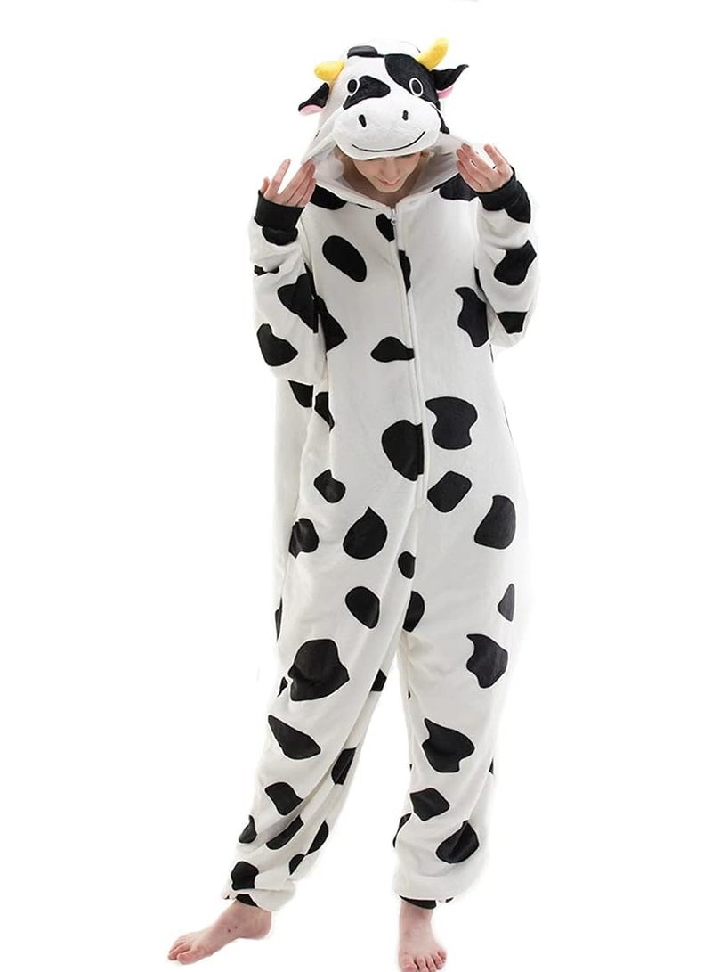 Snug Fit Unisex Adult Onesie Pajamas,  Cosplay Animal One Piece Costume Sleepwear Homewear  - Image 1