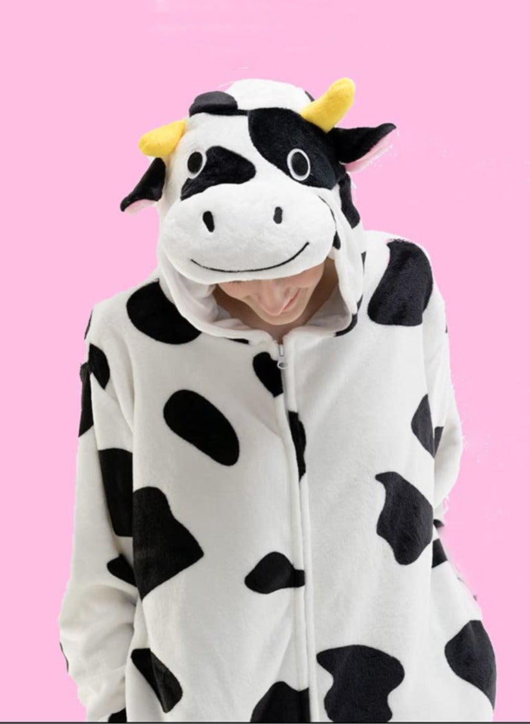 Snug Fit Unisex Adult Onesie Pajamas,  Cosplay Animal One Piece Costume Sleepwear Homewear  - Image 3