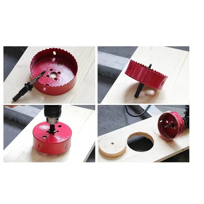 45 مم منشار ثنائي المعدن للخشب والصفيح المعدني والبلاستيك والألومنيوم أداة الحفر - Image 5