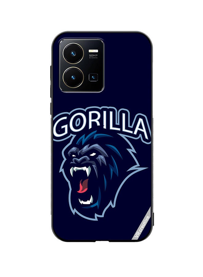 VR CREATIVE Protective Case Cover For Vivo Y35 Gorilla Design Multicolour