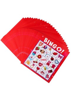 JOYIN 28 Players Valentine'S Day Bingo Set Bingo Game Cards (5 X 5) For Kids Party Card Games School Classroom Games Love Party Favors Supplies Family Activity  - Image 5