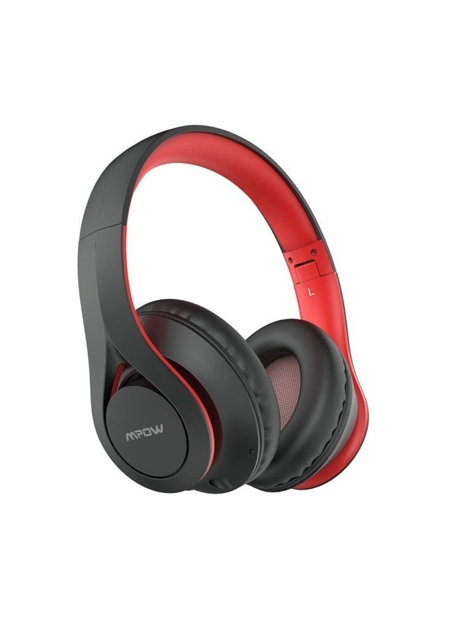 Mpow - Mpow 059 Bluetooth Headphones Black + Red - Image 1