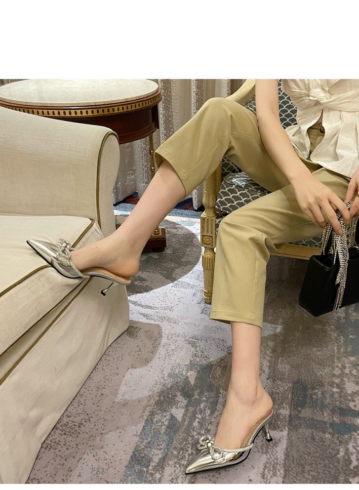 Pointed High Heels Sandals And Slippers  - Image 2