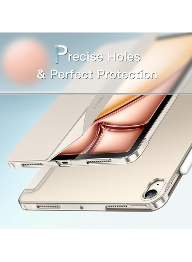 جي تيك حافظة لجهاز iPad Air 13 بوصة M2 (2024)، غطاء ذكي بحامل نحيف وغطاء خلفي صلب مع خاصية التنبيه/السكون التلقائي (Starlight) - Image 3