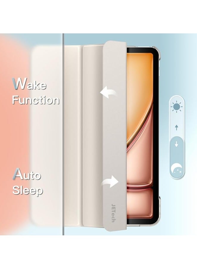 جي تيك حافظة لجهاز iPad Air 13 بوصة M2 (2024)، غطاء ذكي بحامل نحيف وغطاء خلفي صلب مع خاصية التنبيه/السكون التلقائي (Starlight) - Image 5