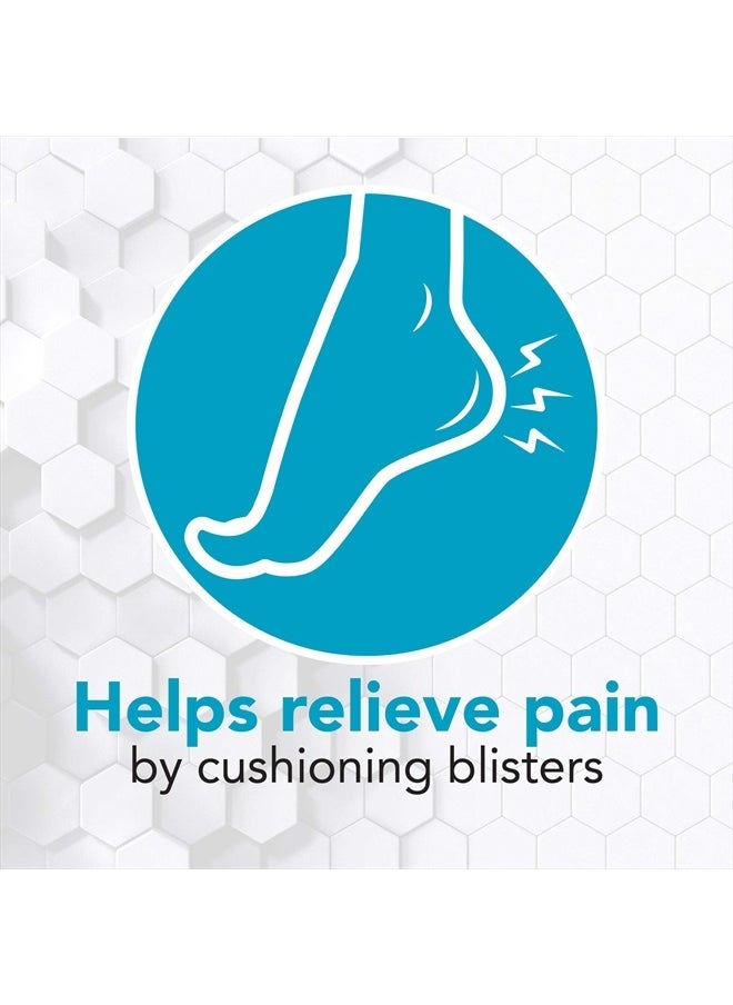 ALL HEALTH - Extreme Hydrocolloid Gel Blister Cushion Bandages, 1.65 in x 2.67 in, 10 ct | Long Lasting Protection Against Rubbing and Friction for Blisters - Image 1