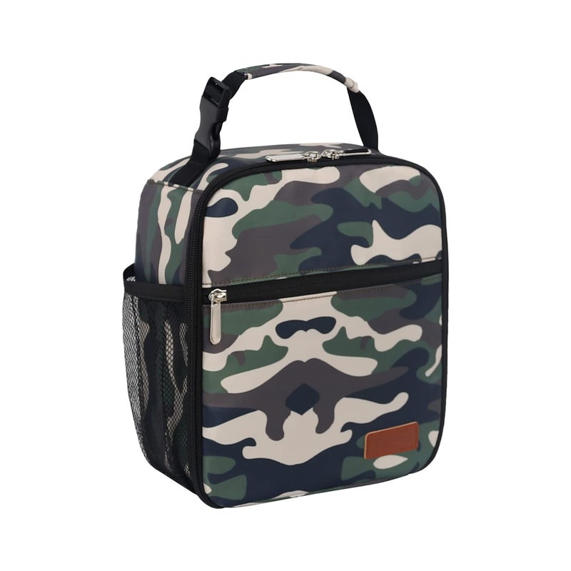 Femuar Femuar Lunch Box for Men Women Adults Small Lunch Bag for Office Work Picnic  Reusable Portable Lunchbox Camouflage 