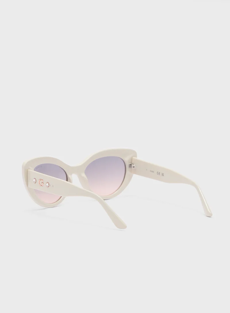 جس Injected Shaped Sunglasses