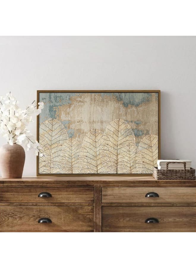 Home Gallery Modern abstract geometric tropical foliage framed wall art 120x80 - Image 4