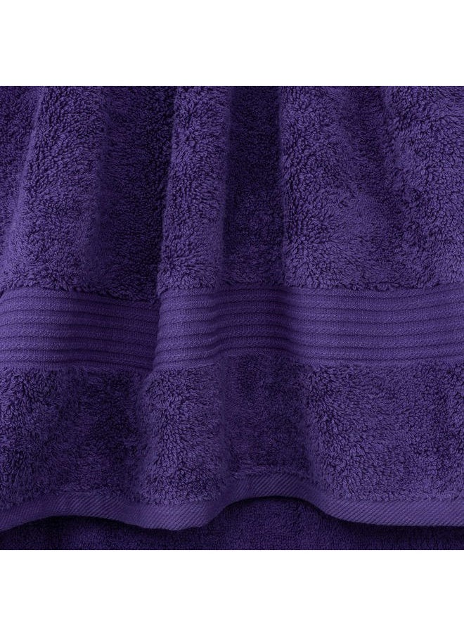 Cotton Paradise 100% Cotton Turkish Washcloths for Bathroom, 4 Piece Soft Absorbent Small Hand Face Towels Wash Rags for Body, Purple Wash Cloths  - Image 4