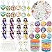 Tazimi 122 PCS Christian Bible Party Favors Jesus Party Favors Cross Goodie Bags with Stickers Rubber Bracelets Button Pins and Bags for Christian Party Supplies Decorations - Image 2