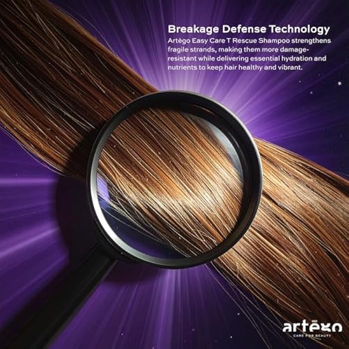 artego Artègo Easy Care T Rescue Shampoo (33.8 fl oz) – Hair Loss Prevention & Strengthening Formula - Image 5