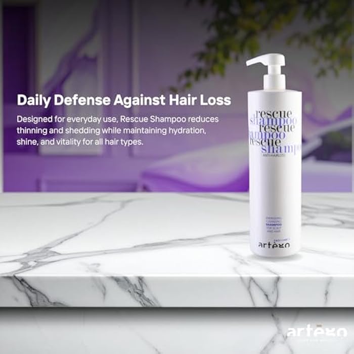 artego Artègo Easy Care T Rescue Shampoo (33.8 fl oz) – Hair Loss Prevention & Strengthening Formula - Image 2