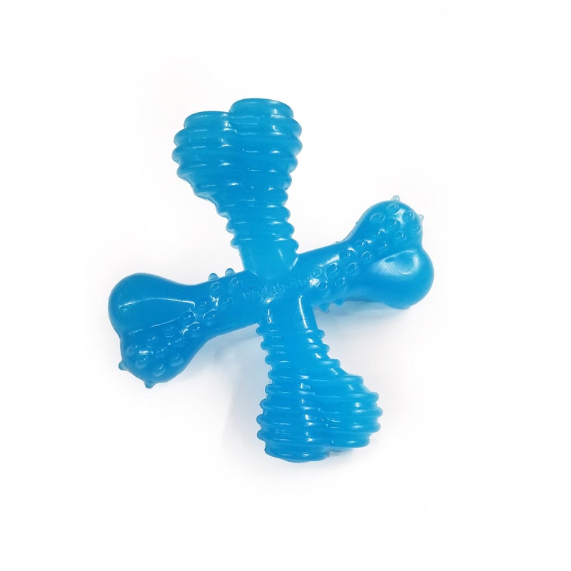 Nylabone Comfort Hold XBone Puppy Chew Toy Soothing Puppy Teething Bone Enrichment Toy for Puppies Beef Flavor XSmall Dogs Up to 15 lbs 1 Count - Image 2