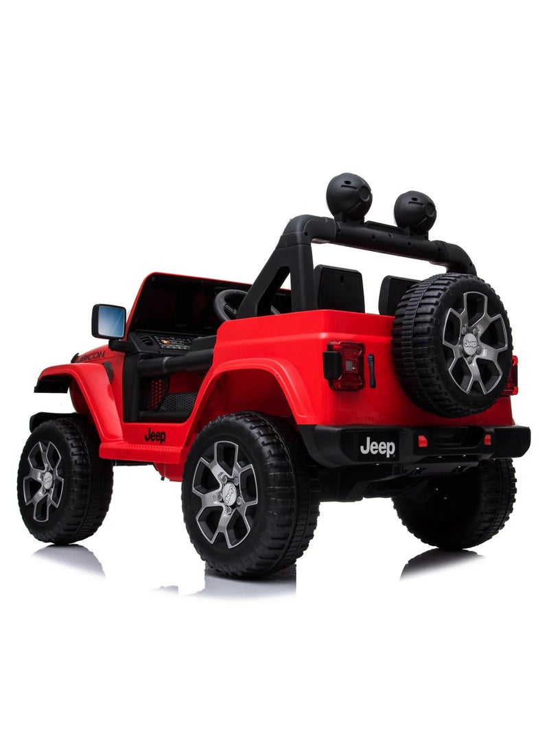 Jeep Wrangler Red Ride On Car - Image 4