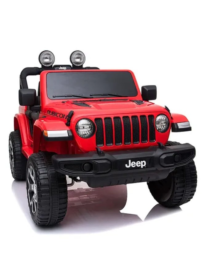 Jeep Wrangler Red Ride On Car - Image 3