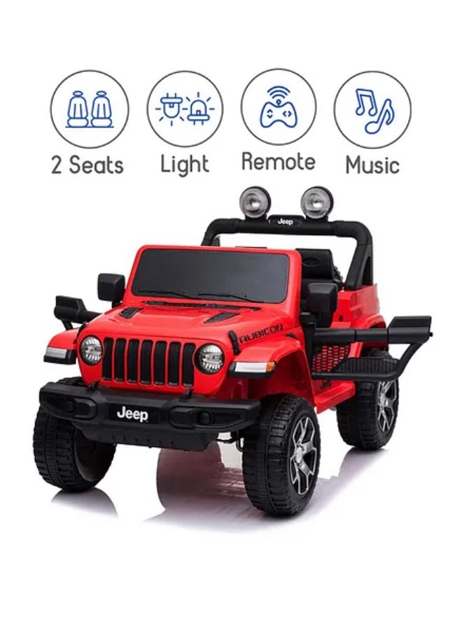 Jeep Wrangler Red Ride On Car - Image 5