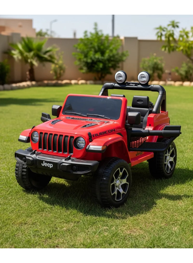 Jeep Wrangler Red Ride On Car - Image 1