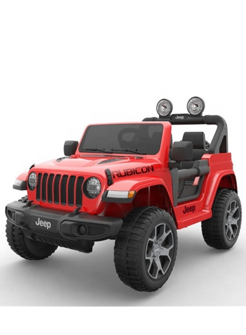 Jeep Wrangler Red Ride On Car - Image 2