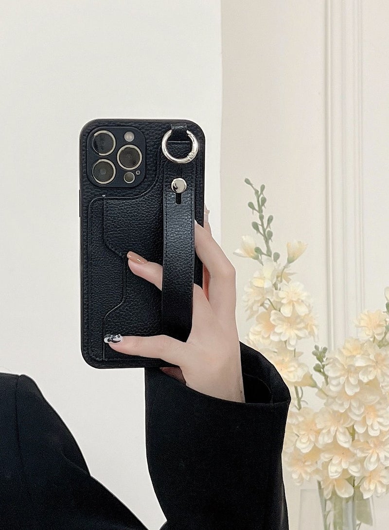 Suteni Back Cover Leather Protective Wallet Mobile Phone Case for iPhone - Image 2