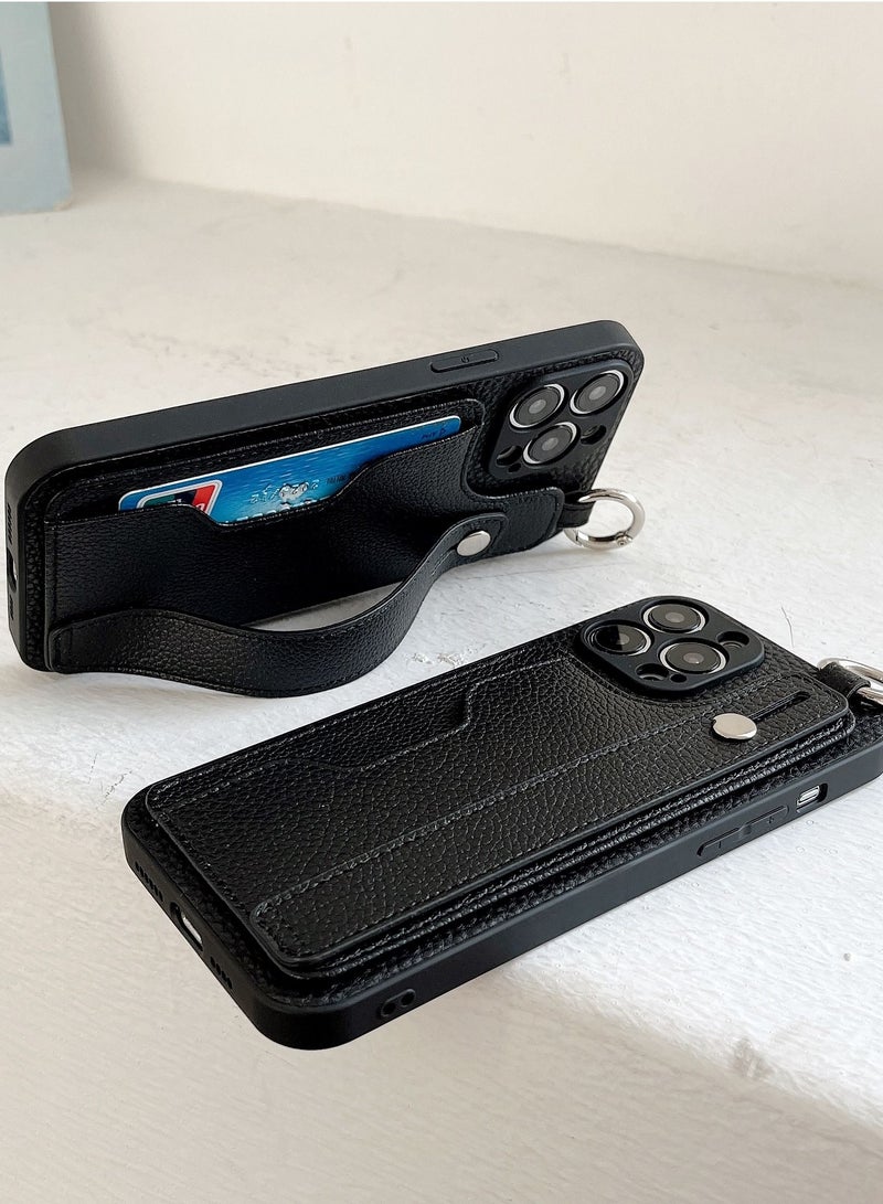 Suteni Back Cover Leather Protective Wallet Mobile Phone Case for iPhone - Image 4