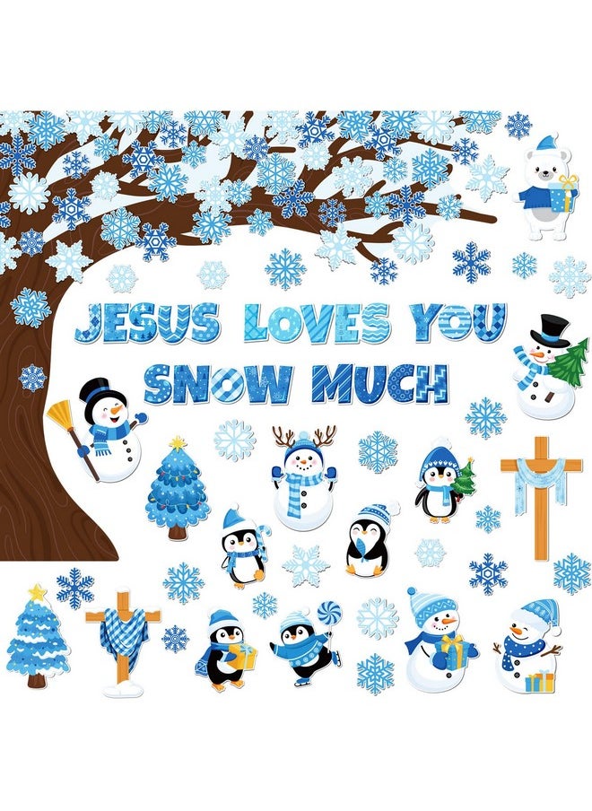 114 Pcs Winter Bulletin Board Decorations Christmas Christian Tree Bulletin Board Cutouts Religious Classroom Decoration Snowflake Snowman Cutouts For Christmas School Home Wall - pzsku/Z9AA6583A518A877FEF1AZ/45/_/1731922453/081cc8d9-e169-487a-b561-7f8f1f76d2dc