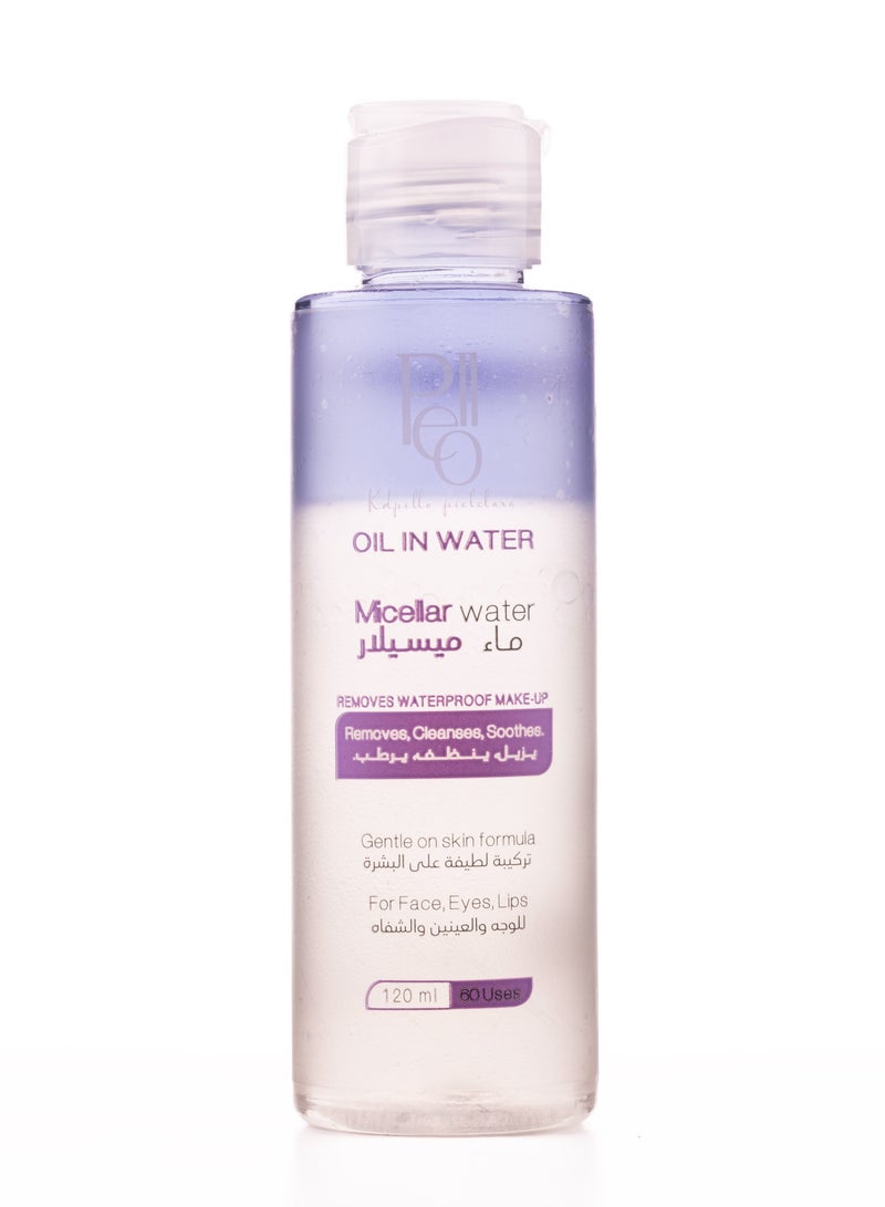 Pello micellar water make up remover oil in water 120ml