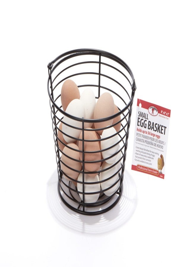 Little Giant® Small Egg Basket | Basket for Carrying and Collecting Chicken Eggs | Wire Egg Basket | Egg Collecting Basket - Image 2