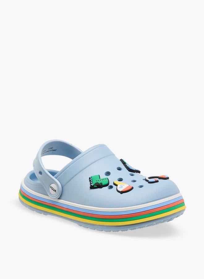 Aqua Girls Embellished Clogs - Image 2