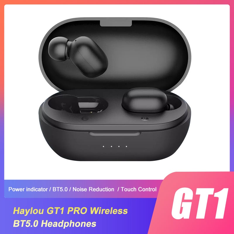 Haylou GT1 Pro Bluetooth Wireless In-Ear Earbuds Black - Image 1