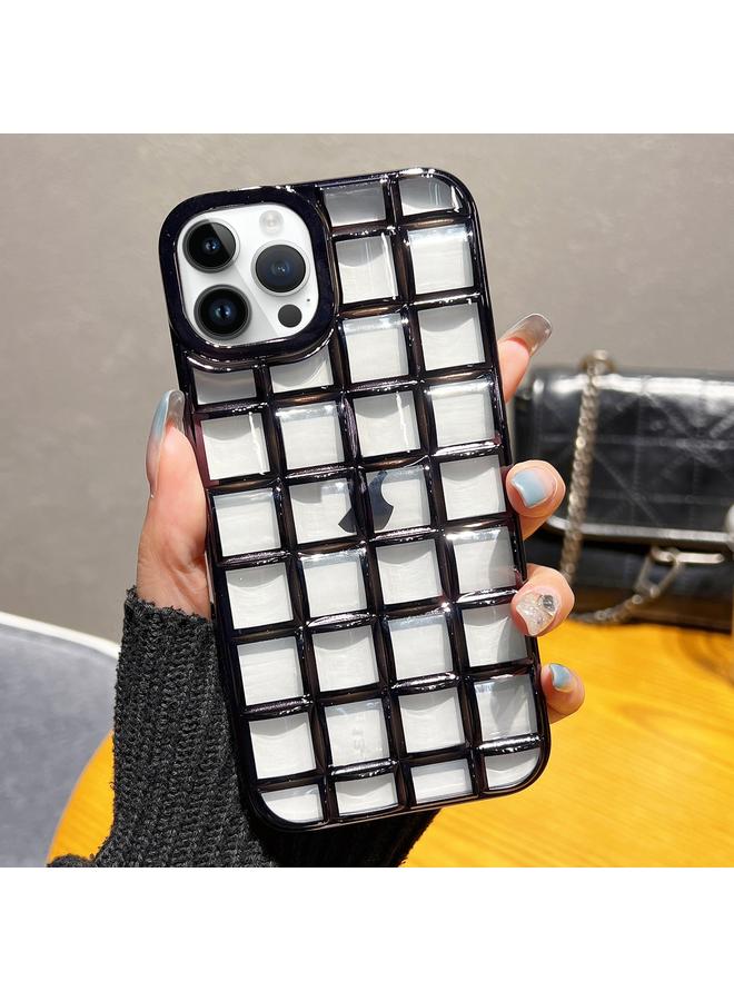 S-TOP Case For iPhone 14 Pro 3D Grid Phone Case - Image 1