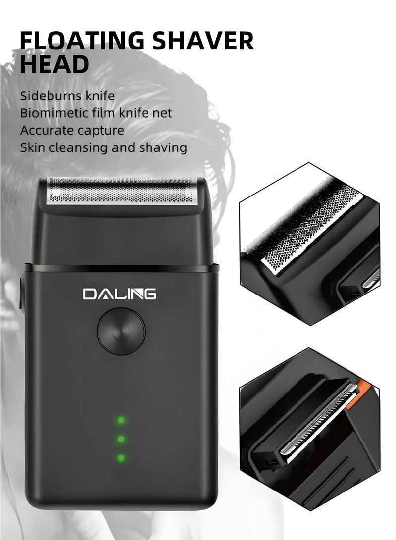 دالينغ ماكينة حلاقة احترافية للرجال مزودة بشفرة حلاقة منخفضة الضوضاء مع شاشة رقمية وشحن USB وماكينة حلاقة عالية الطاقة ووقت تشغيل يصل إلى 90 دقيقة - Image 2