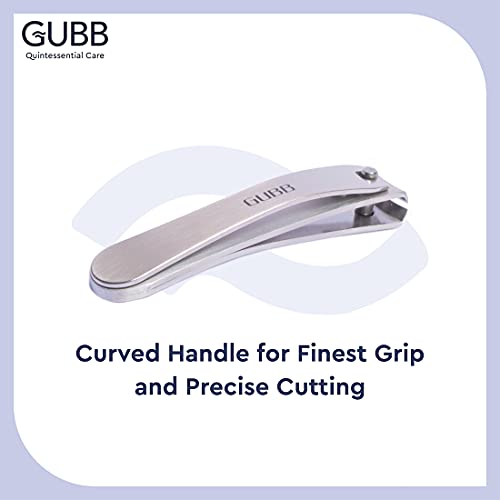 GUBB Curved Nail Clipper For Men & Women | Stainless Steel Nail Cutter That Fits in nails easily | Designed For Women & Men | Sharp blades | Made with stainless steel | For well-groomed nails - Image 4