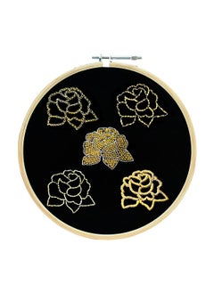 Embroiderymaterial Embroiderymaterial DIY Embroidery Kits for Beginners, Kid, & Adult with 2 Piece of Pattern Printed on Fabric/Cloth, Instruction Paper, Needle, Thread, Embroidery Hoop and All Required Material  - Image 4