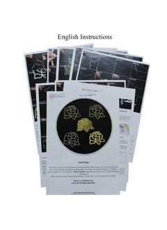 Embroiderymaterial Embroiderymaterial DIY Embroidery Kits for Beginners, Kid, & Adult with 2 Piece of Pattern Printed on Fabric/Cloth, Instruction Paper, Needle, Thread, Embroidery Hoop and All Required Material  - Image 5