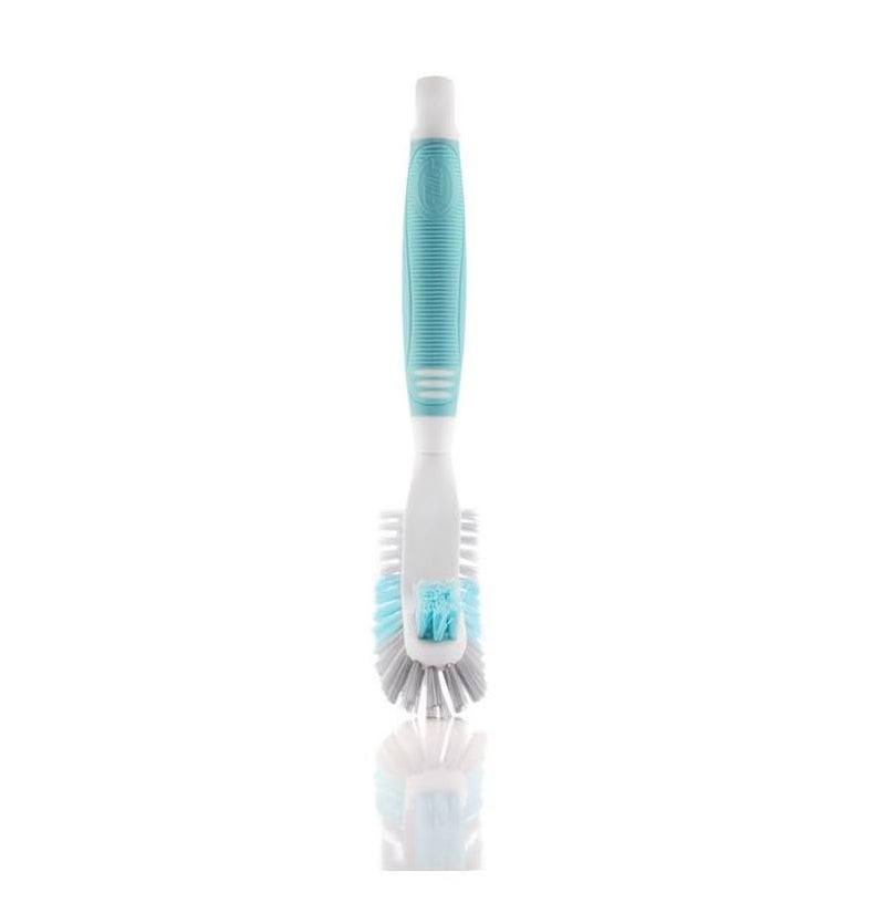 Fuller Brush Multi-Surface Brush â€“ Dual Bristle Cleaning Brush for Garbage Disposal, Sink & Countertops â€“ Non-Slip Rubber Grip (for Multi-Purpose) - Image 2