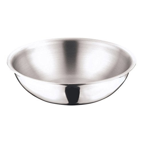 Vinod Stainless Steel Platinum Triply Tasla, 28 Cm, 3.7 Liter, Grey,Polished - Image 1