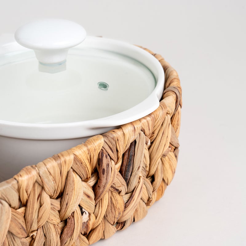 لا ميسا قطعتين طبق تقديم دائري مع سخّان - 0.6 لتر + 0.6 لتر - Image 3