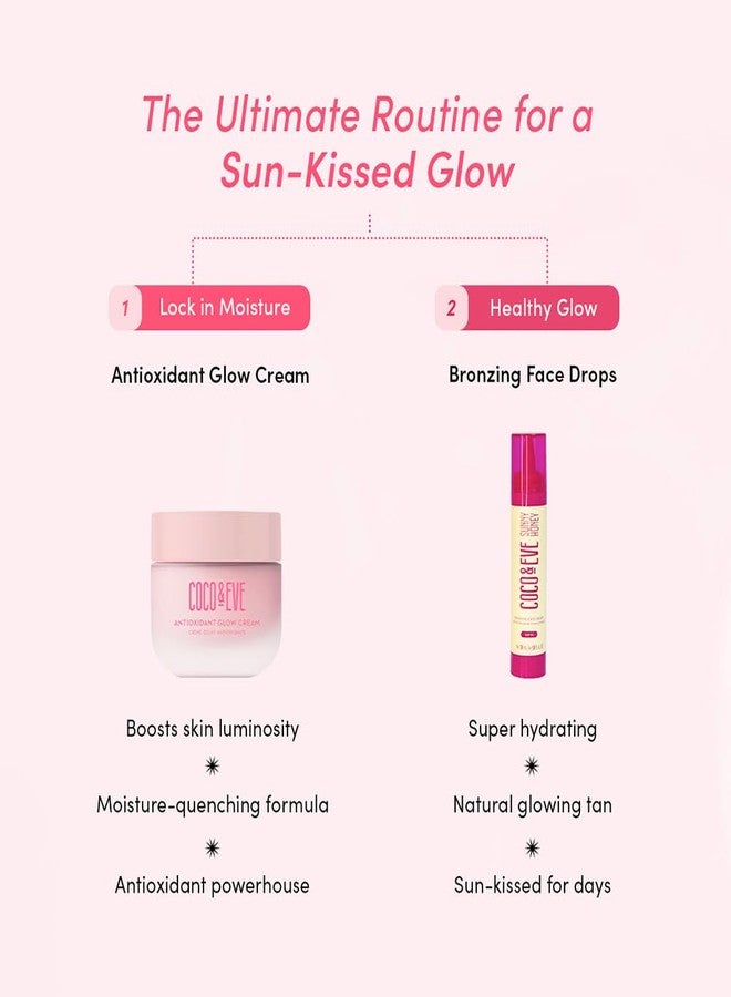 Coco & Eve Antioxidant Glow Cream. With Niacinamide, Hyaluronic Acid, & Ceramide to nourish, protect, repair & smoothen the skin. Suitable for sensitive skin (1.76 fl oz) - Image 5