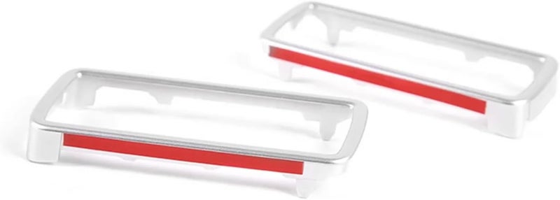 QASULER 2PCS Tow Hook Hole Trim Frame for Land Rover Defender - Image 3