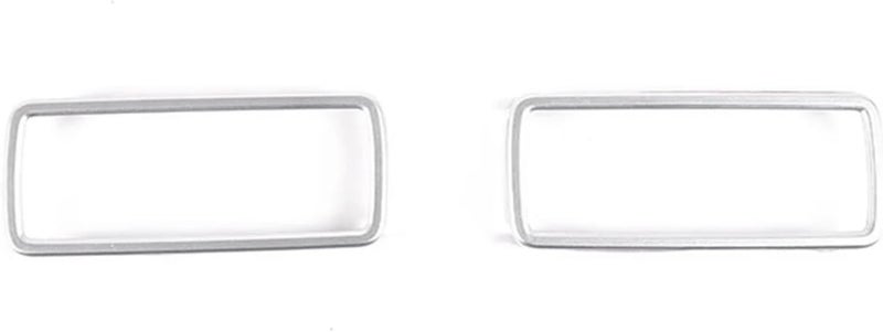QASULER 2PCS Tow Hook Hole Trim Frame for Land Rover Defender - Image 1
