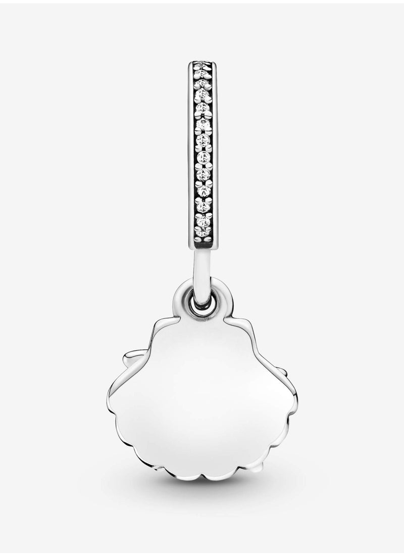 Pandora Violet - PANDORA Jewelry Starfish and Shell Pendant Cubic Zirconia Pendant 925 Sterling Silver - Image 1