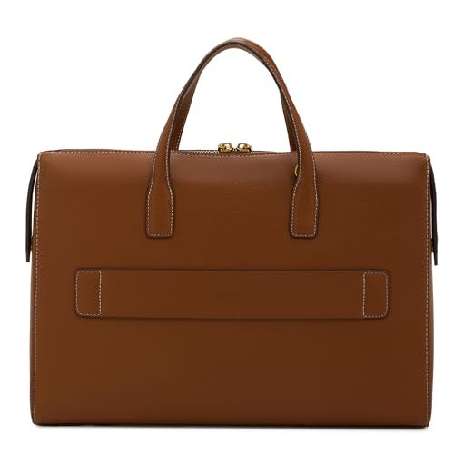 Miraggio Shalom Laptop Bag | 14 inch Padded Laptop Sleeve With Adjustable & Detahcable Strap | Unisex Laptop Bags For Office | Laptop Cover Bag (Brown) - Image 5